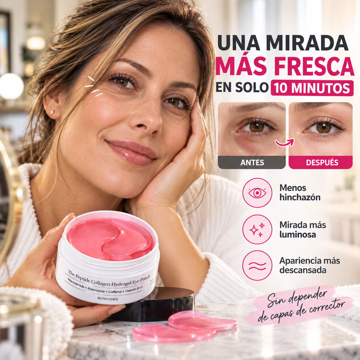 GlowPatch™ | Parches de Colágeno Revitalizantes