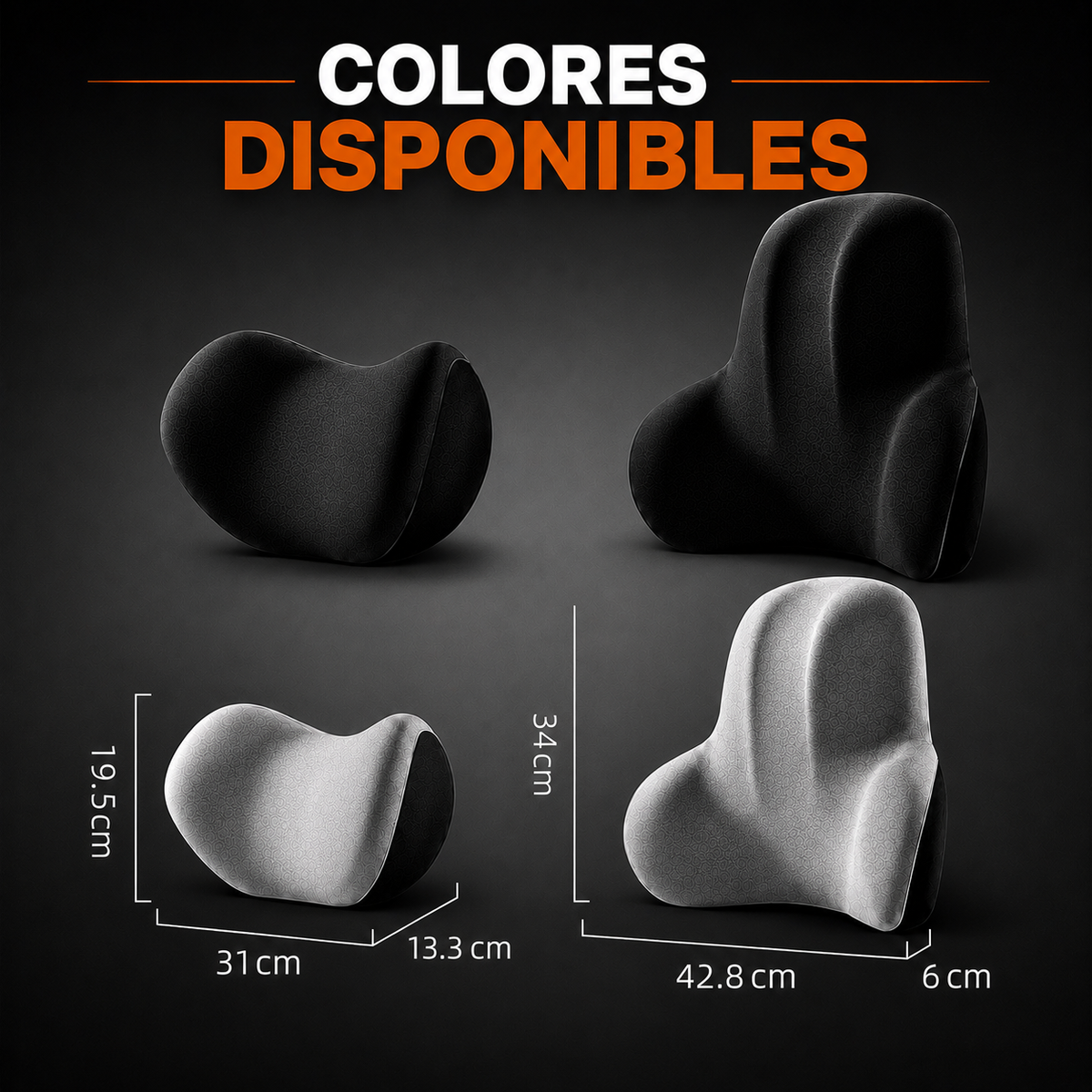 ConfortDrive™ | Soporte Cervical + Lumbar