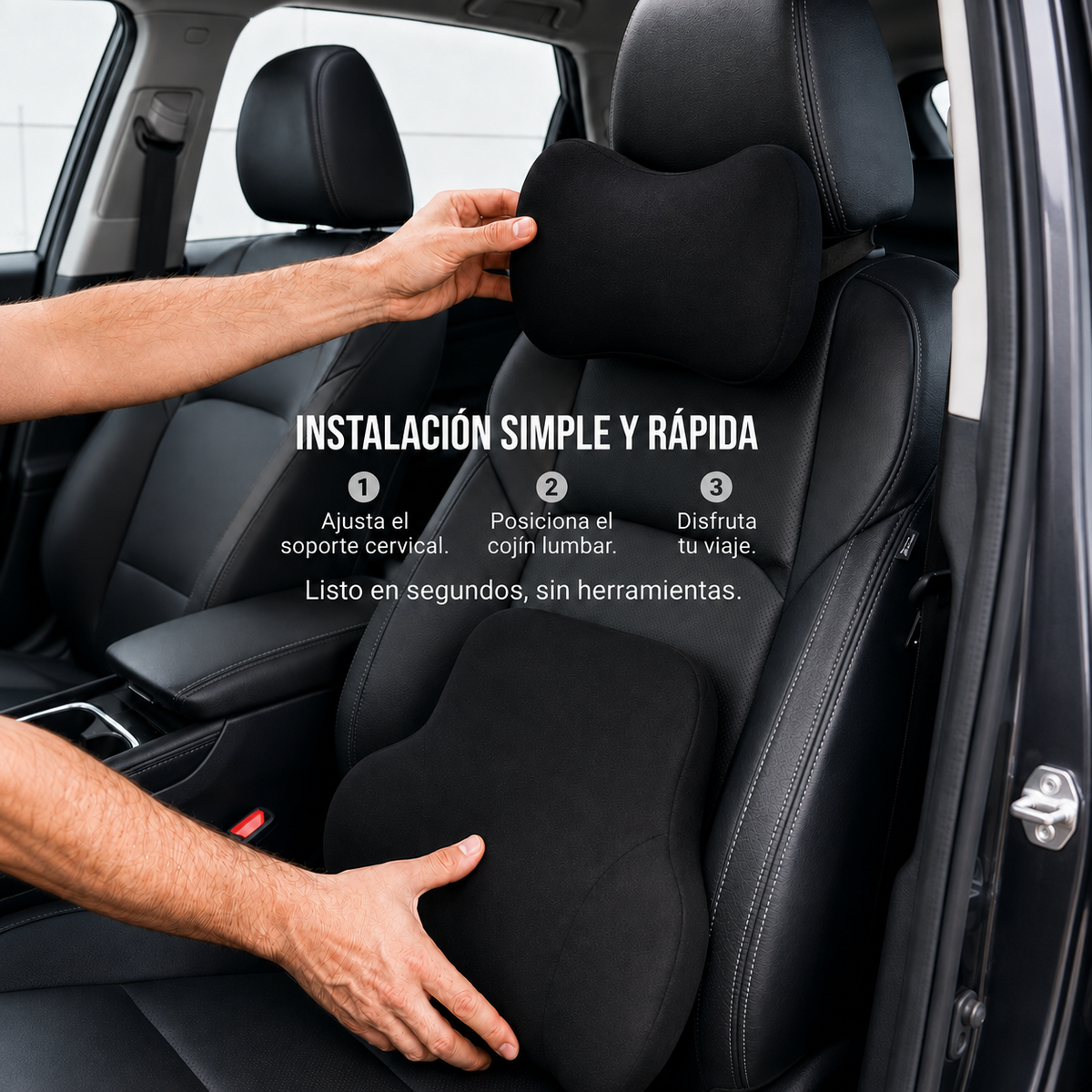 ConfortDrive™ | Soporte Cervical + Lumbar