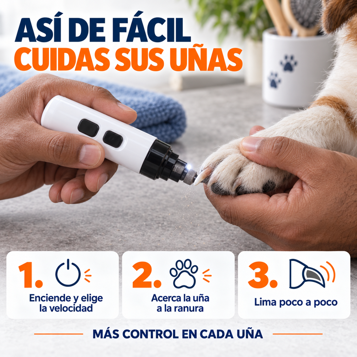 PawCare™ | Limador Eléctrico para Mascotas