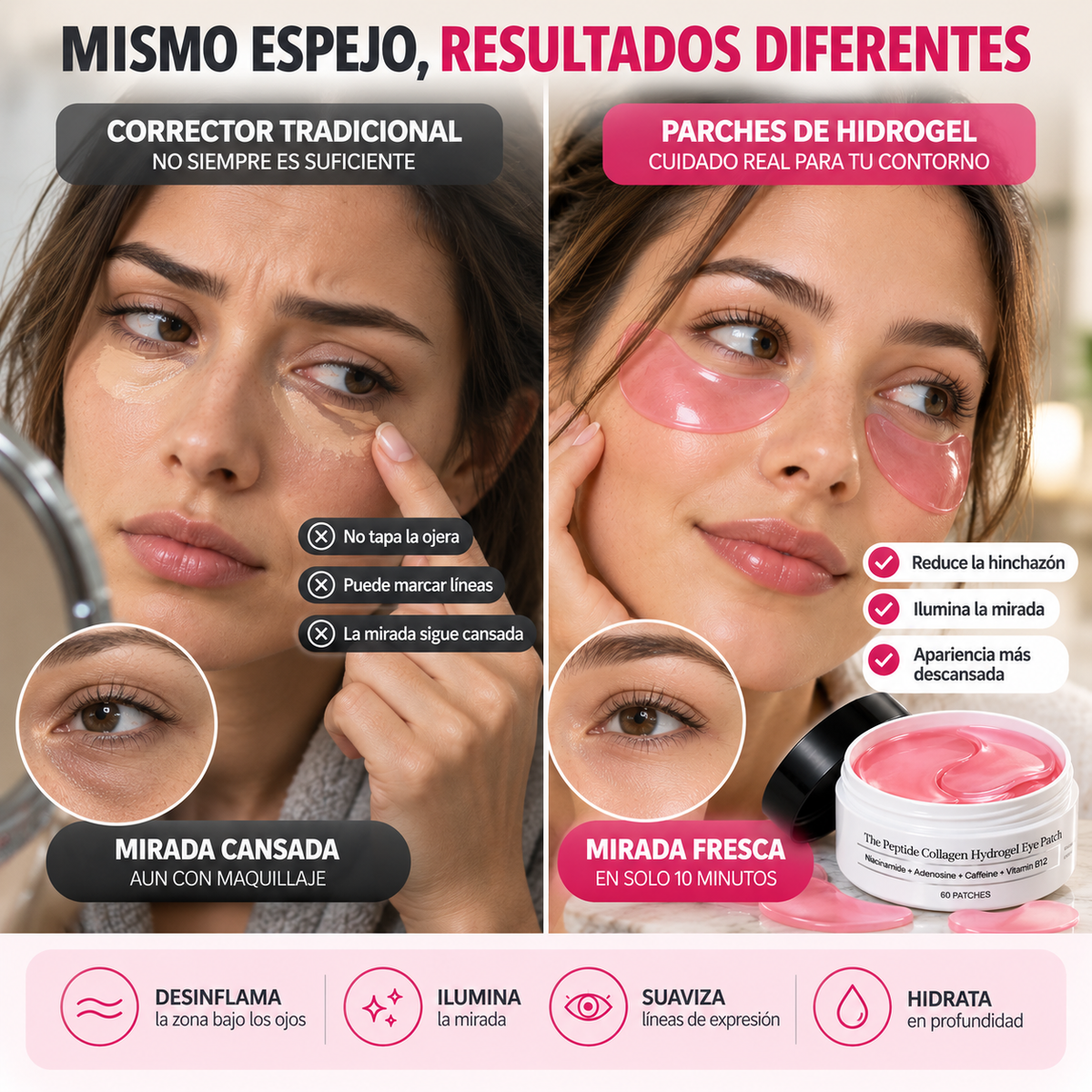 GlowPatch™ | Parches de Colágeno Revitalizantes